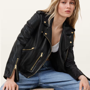 Classic leather jacket
